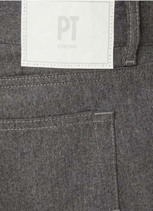  - PT TORINO - Slim Fit Flannel Wool Jeans
