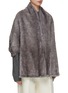Front View - Click To Enlarge - SYMÉTRIE - Mink Knit Cape