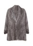 Main View - Click To Enlarge - SYMÉTRIE - Mink Knit Cape