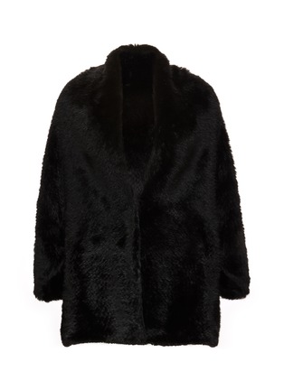 Main View - Click To Enlarge - SYMÉTRIE - Mink Knit Cape