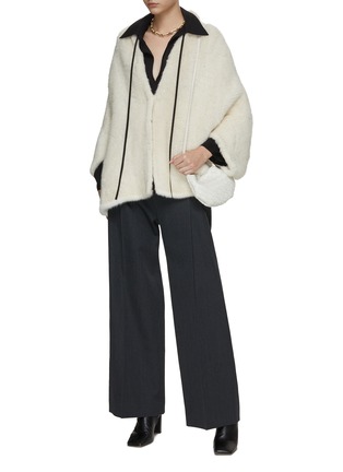 Figure View - Click To Enlarge - SYMÉTRIE - Mink Fur Knit Cape
