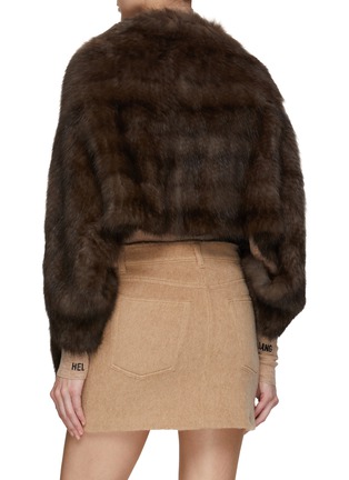 Back View - Click To Enlarge - SYMÉTRIE - Russian Sable Knit Stole