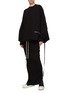 Figure View - Click To Enlarge - RICK OWENS DRKSHDW - Printed Tab Detail Sweatshirt