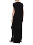 Back View - Click To Enlarge - RICK OWENS DRKSHDW - Arrowhead Cotton Maxi Dress