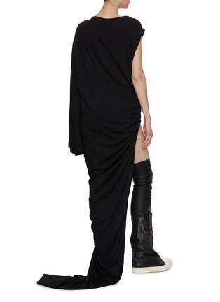Back View - Click To Enlarge - RICK OWENS DRKSHDW - Edfu Cotton Maxi Dress
