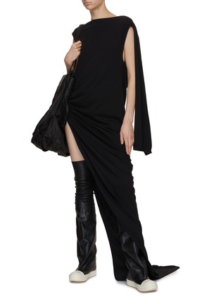 Figure View - Click To Enlarge - RICK OWENS DRKSHDW - Edfu Cotton Maxi Dress