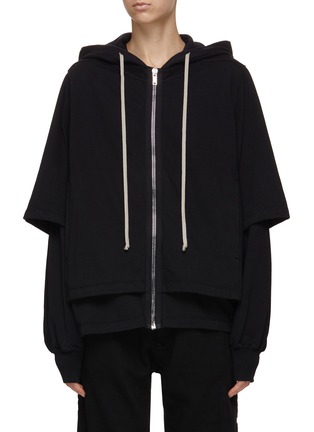 Main View - Click To Enlarge - RICK OWENS DRKSHDW - Hustler Hooded Jacket