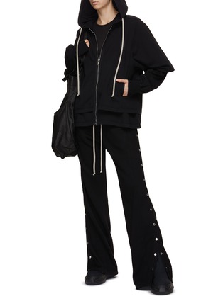 Figure View - Click To Enlarge - RICK OWENS DRKSHDW - Hustler Hooded Jacket