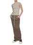 Figure View - Click To Enlarge - RICK OWENS DRKSHDW - Drawstring Waist Pillar Skirt