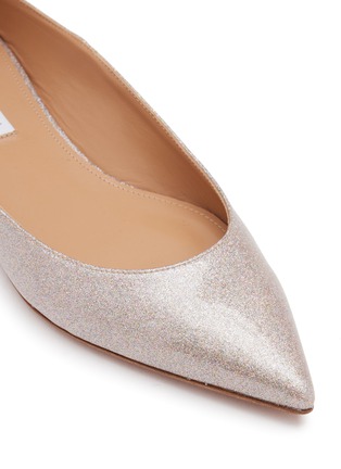 Detail View - Click To Enlarge - AQUAZZURA - Love Affair Skimmer Patent Leather Flats