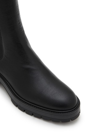 Detail View - Click To Enlarge - AQUAZZURA - Crosby Chelsea Leather Boots