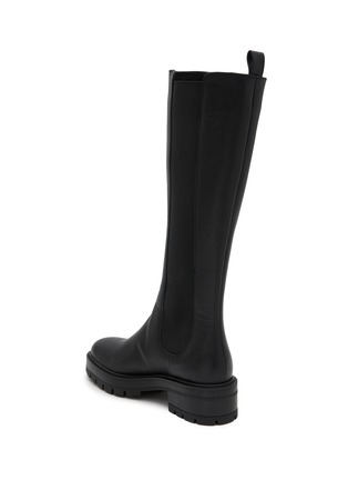  - AQUAZZURA - Crosby Chelsea Leather Boots