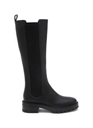 Main View - Click To Enlarge - AQUAZZURA - Crosby Chelsea Leather Boots