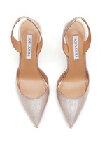 AQUAZZURA | 85 So Nude Patent Leather Slingback Pumps | Women 