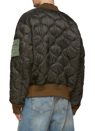 Back View - Click To Enlarge - TOGA VIRILIS - Quilted Bomber Jacket