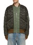 Main View - Click To Enlarge - TOGA VIRILIS - Quilted Bomber Jacket
