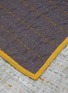 Detail View - Click To Enlarge - MALABAR BABY - Bandhini Bedspread — Dark Grey/Yellow