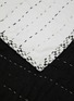 Detail View - Click To Enlarge - MALABAR BABY - Greenwich Bedspread — Black/White