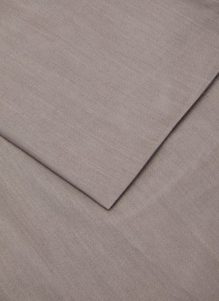 Detail View - Click To Enlarge - MALABAR BABY - Tribeca Queen Size Fitted Sheet — Taupe