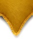 Detail View - Click To Enlarge - MALABAR BABY - Bandhini Velvet Cushion Case — Dark Grey/Yellow