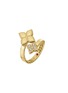 Detail View - Click To Enlarge - ROBERTO COIN - Princess Flower Diamond Gold Ring — 12cm