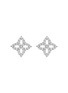 Main View - Click To Enlarge - ROBERTO COIN - Diamond Princess Diamond White Gold Earrings