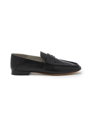 Main View - Click To Enlarge - EQUIL - London Flat Square Toe Leather Penny Loafers