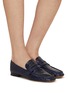 Figure View - Click To Enlarge - EQUIL - London Leather Penny Loafers