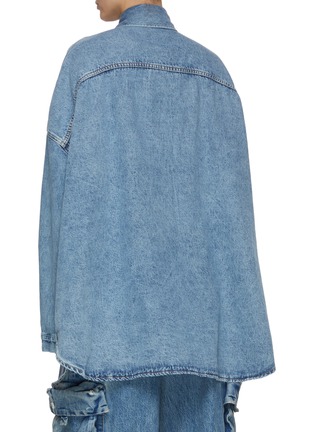 Back View - Click To Enlarge - THE FRANKIE SHOP - Vivienne Oversize Workwear Jacket