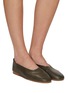 Figure View - Click To Enlarge - EQUIL - Venezia Leather Ballerina Flats