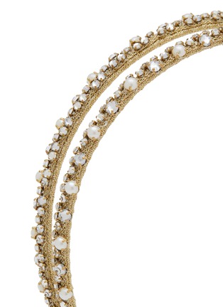 Detail View - Click To Enlarge - JENNIFER BEHR - Gina Swarovski Crystal Embellished Headband