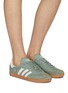 Figure View - Click To Enlarge - ADIDAS - Samba OG Gum Sole Low Top Lace Up Leather Sneakers