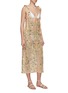 Front View - Click To Enlarge - AGUA BY AGUA BENDITA - Suspiro Estelar Embroidered Cotton Mesh Kaftan