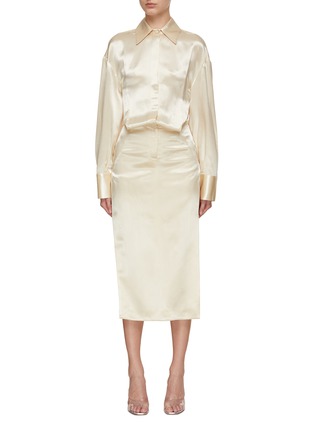 Main View - Click To Enlarge - THE ATTICO - Charla Shirt Dress