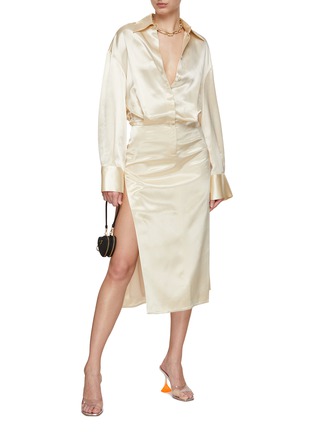Figure View - Click To Enlarge - THE ATTICO - Charla Shirt Dress
