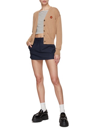 Figure View - Click To Enlarge - KENZO - Boke Embroidered Cardigan
