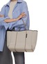 Figure View - Click To Enlarge - STATE OF ESCAPE - Flying Solo Neoprene Tote Bag