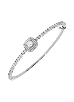 Main View - Click To Enlarge - LC COLLECTION JEWELLERY - Diamond 18K White Gold Bangle