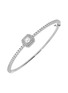 Main View - Click To Enlarge - LC COLLECTION JEWELLERY - Diamond 18K White Gold Bangle