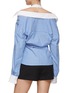 Back View - Click To Enlarge - T BY ALEXANDER WANG - Halterneck Button Down Shirt