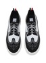 Detail View - Click To Enlarge - THOM BROWNE  - Brogue Knit Sneakers