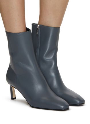 Figure View - Click To Enlarge - SERGIO ROSSI - Seventy 60 Leather Ankle Boots
