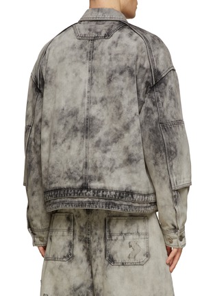 Back View - Click To Enlarge - JUUN.J - Oversized Washed Denim Jacket