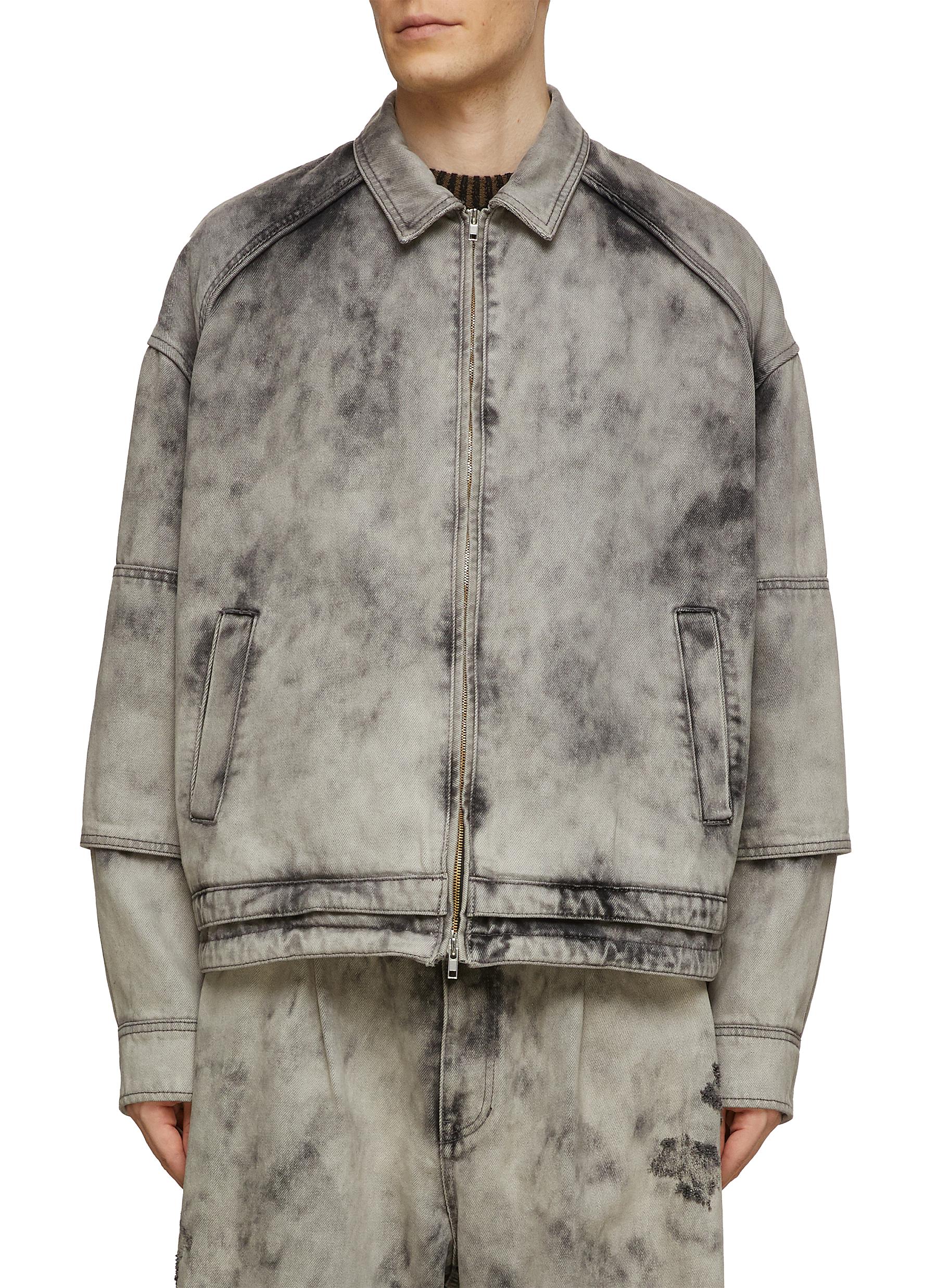 Tie-Dye Shearling Hoody - Men - Ready-to-Wear