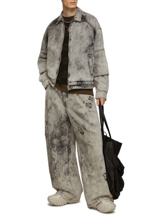 Figure View - Click To Enlarge - JUUN.J - Oversized Washed Denim Jacket