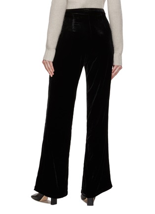 Back View - Click To Enlarge - LE KASHA - High Rise Flared Straight Leg Pants