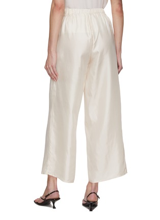 Back View - Click To Enlarge - LE KASHA - Wide Leg Cropped Silk Pants