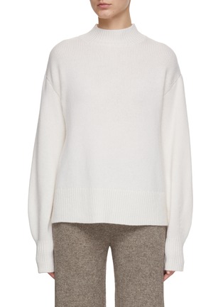 Main View - Click To Enlarge - LE KASHA - High Neck Ribbed Cashmere Jumper