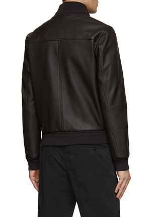 Back View - Click To Enlarge - VALSTAR - Cashmere Lined Leather Jacket