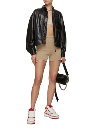 Figure View - Click To Enlarge - JOAH BROWN - French Terry Cotton Sweat Shorts